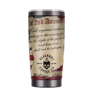 20 OZ Tumbler 2nd Amendment