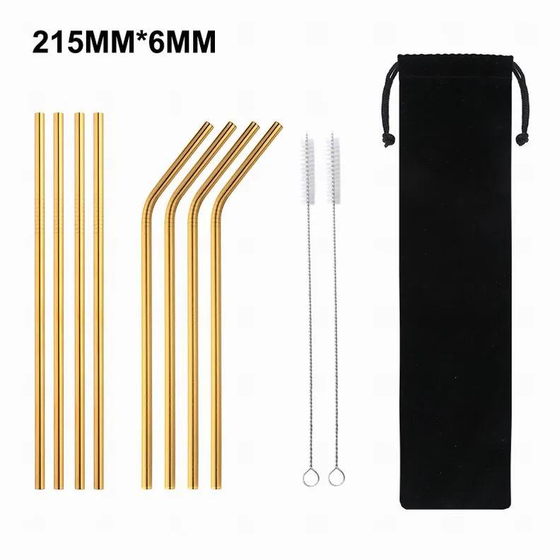 215mm*6mm environmentally friendly straw