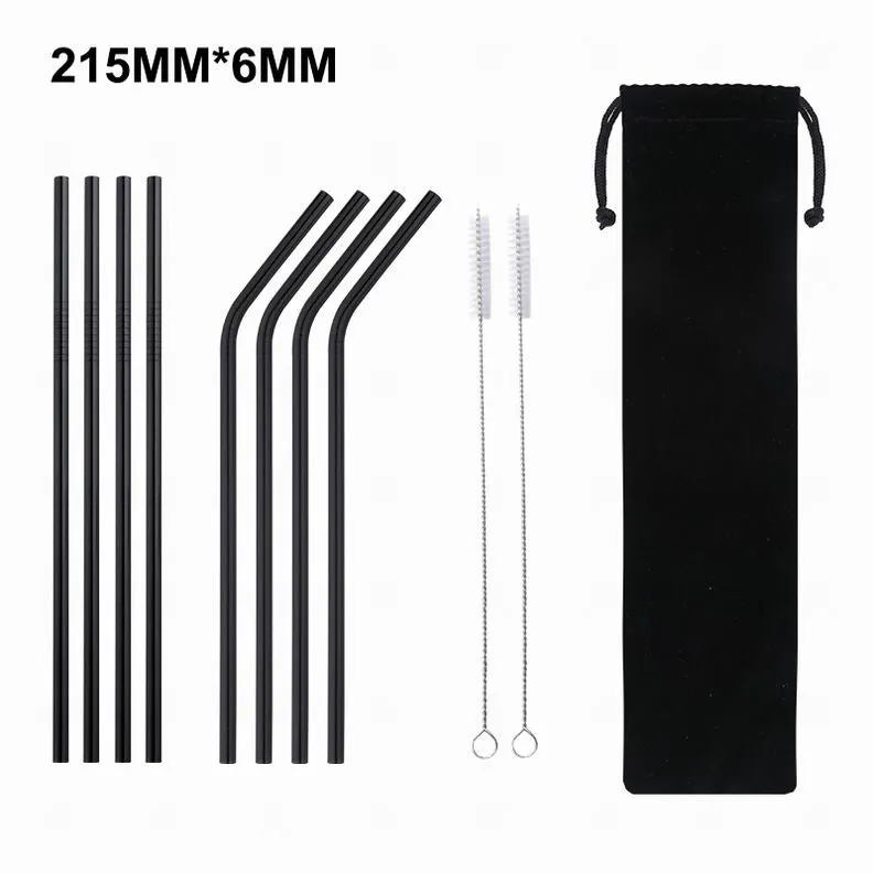 215mm*6mm environmentally friendly straw