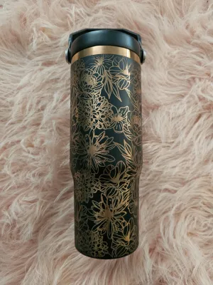 30oz Flowers Tumbler