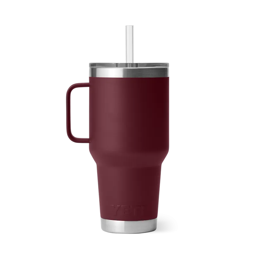 35 oz. / 1L Straw Mug w/ Straw Lid - Wild Vine Red