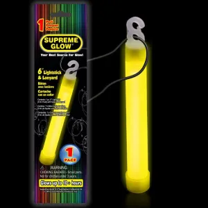 6" Glow Stick - Yellow