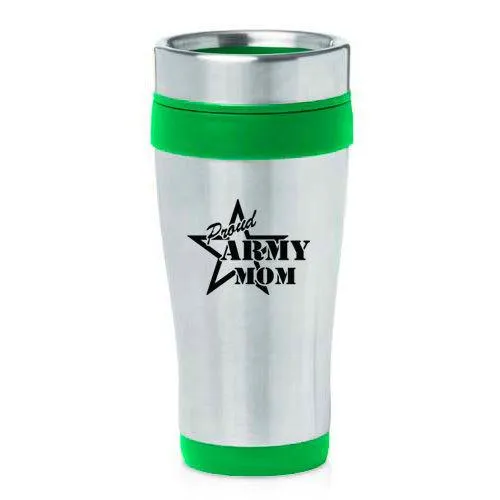 Army Mom Stainless Steel Travel Mug