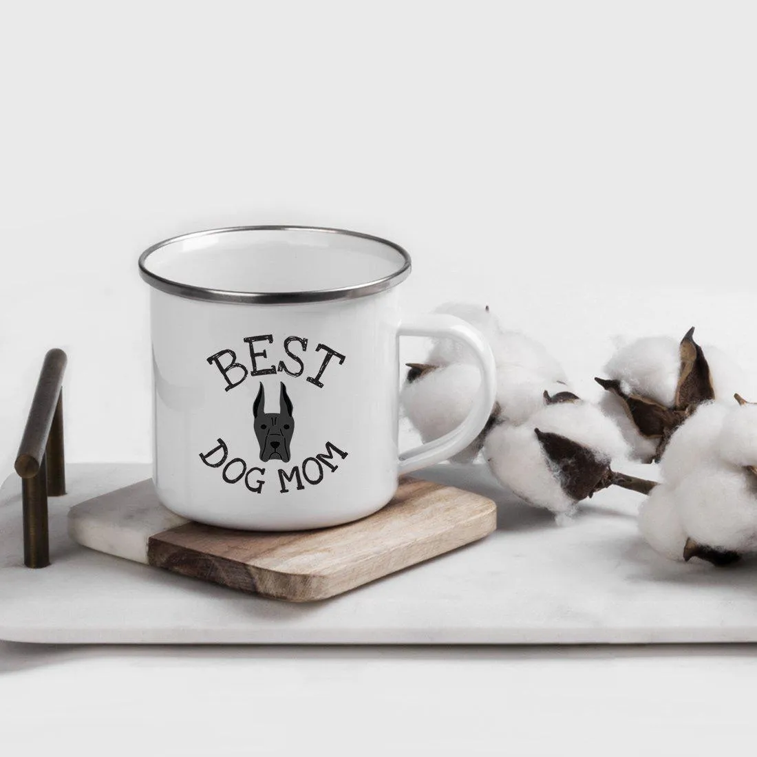 Best Dog Mom, Dog Graphic Campfire Coffee Mug