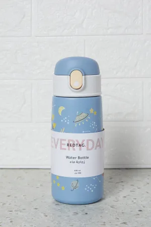 Blue Printed Water Bottle (480ml)