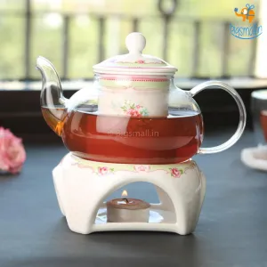 Glass Teapot with Ceramic Infuser