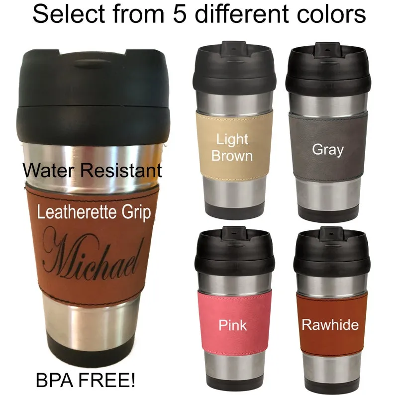 Groomsmen and Bridesmaid travel mug