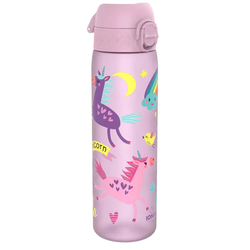 Ion8 Slim Water Bottle - Unicorns Purple