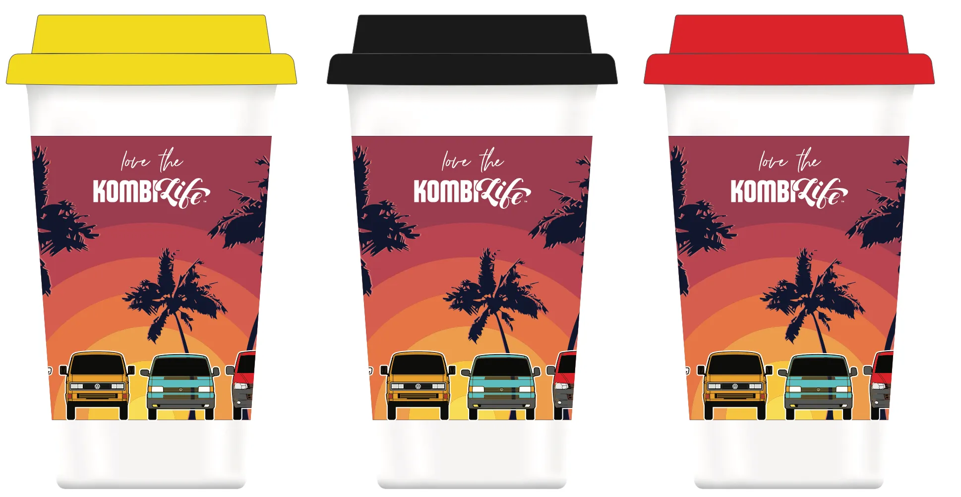 KombiLife Travel Mug Keep cup Evolution of the Kombi