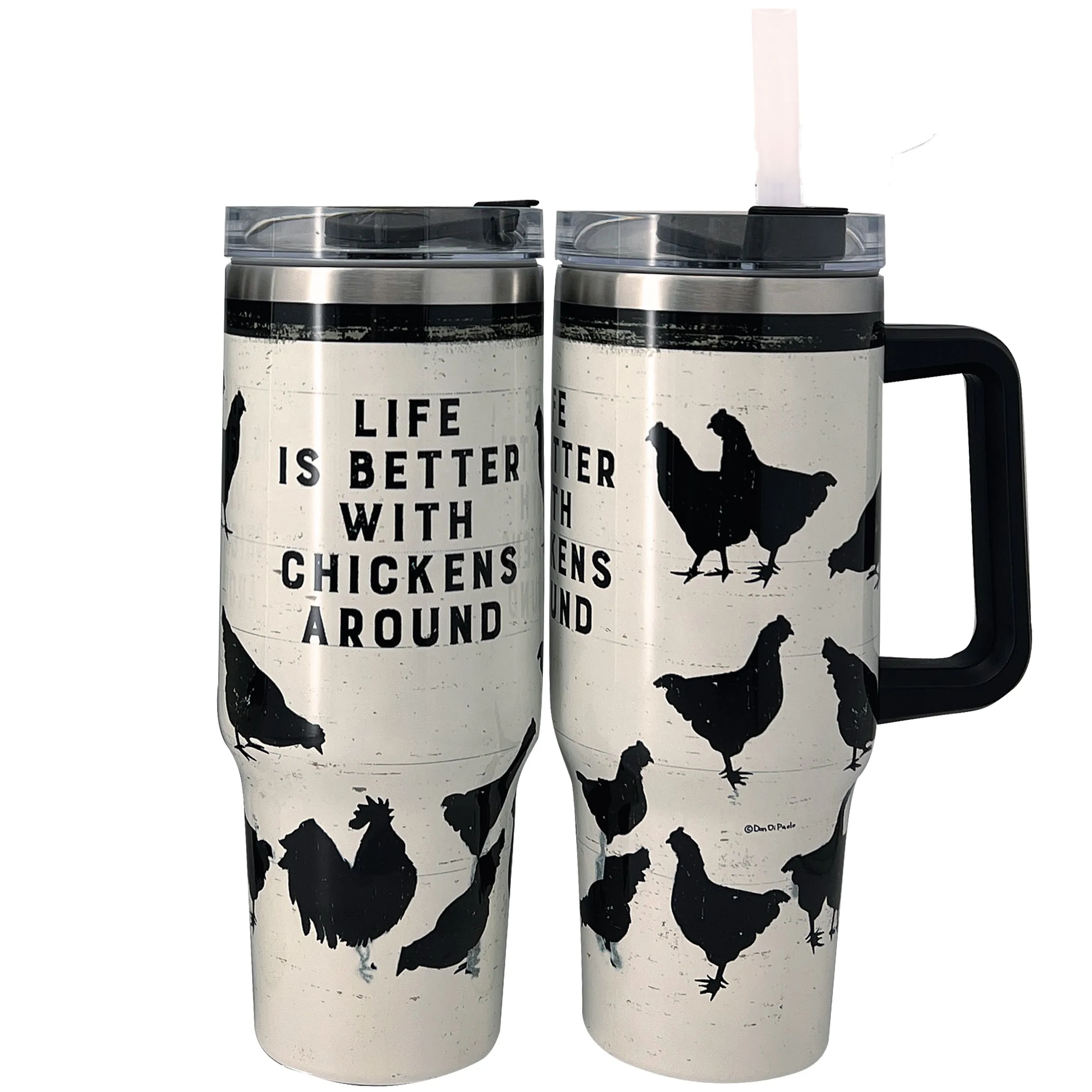 Life is Better Chickens Travel Mug