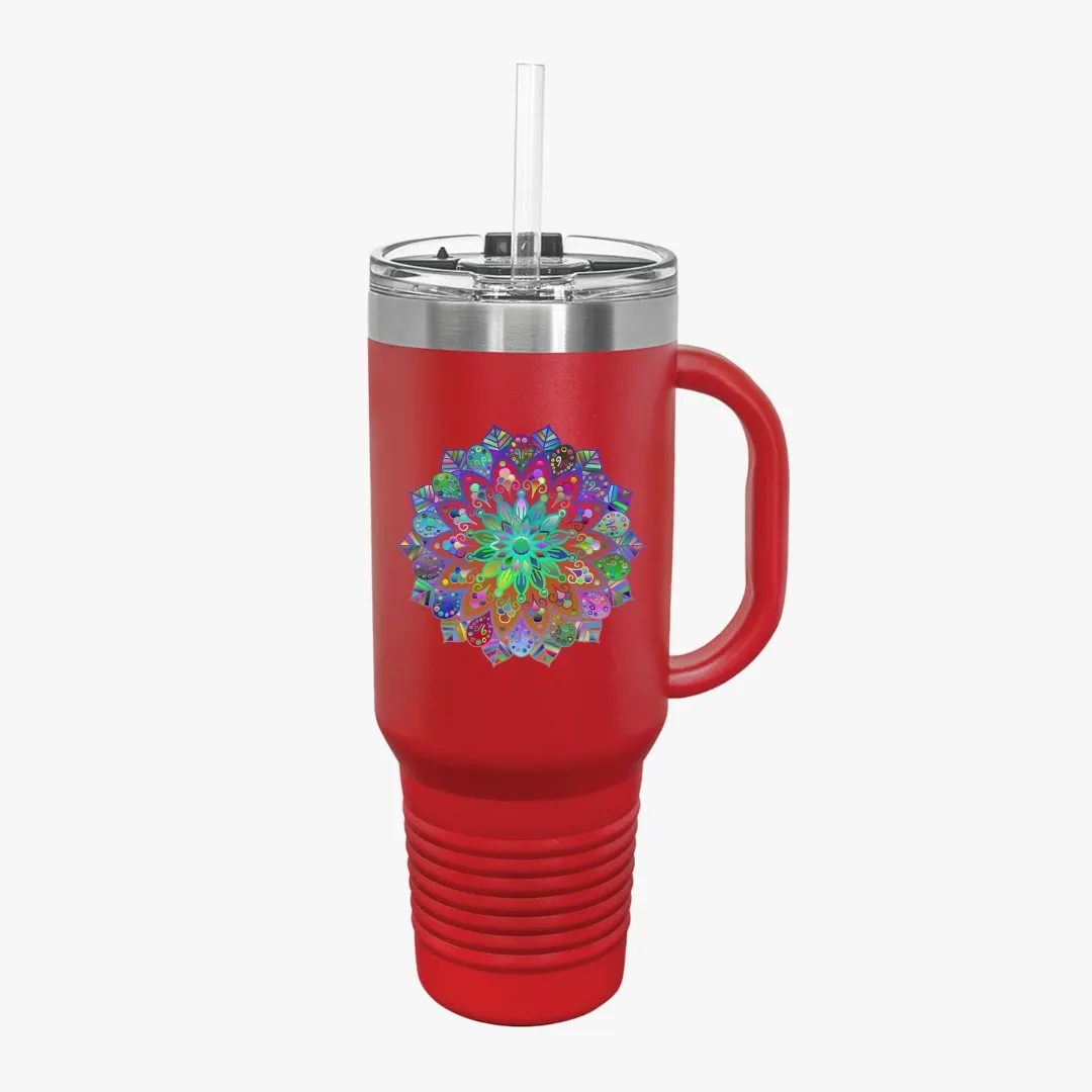 Mandala Art Insulated Travel Mug - The Perfect Stanley Alternative