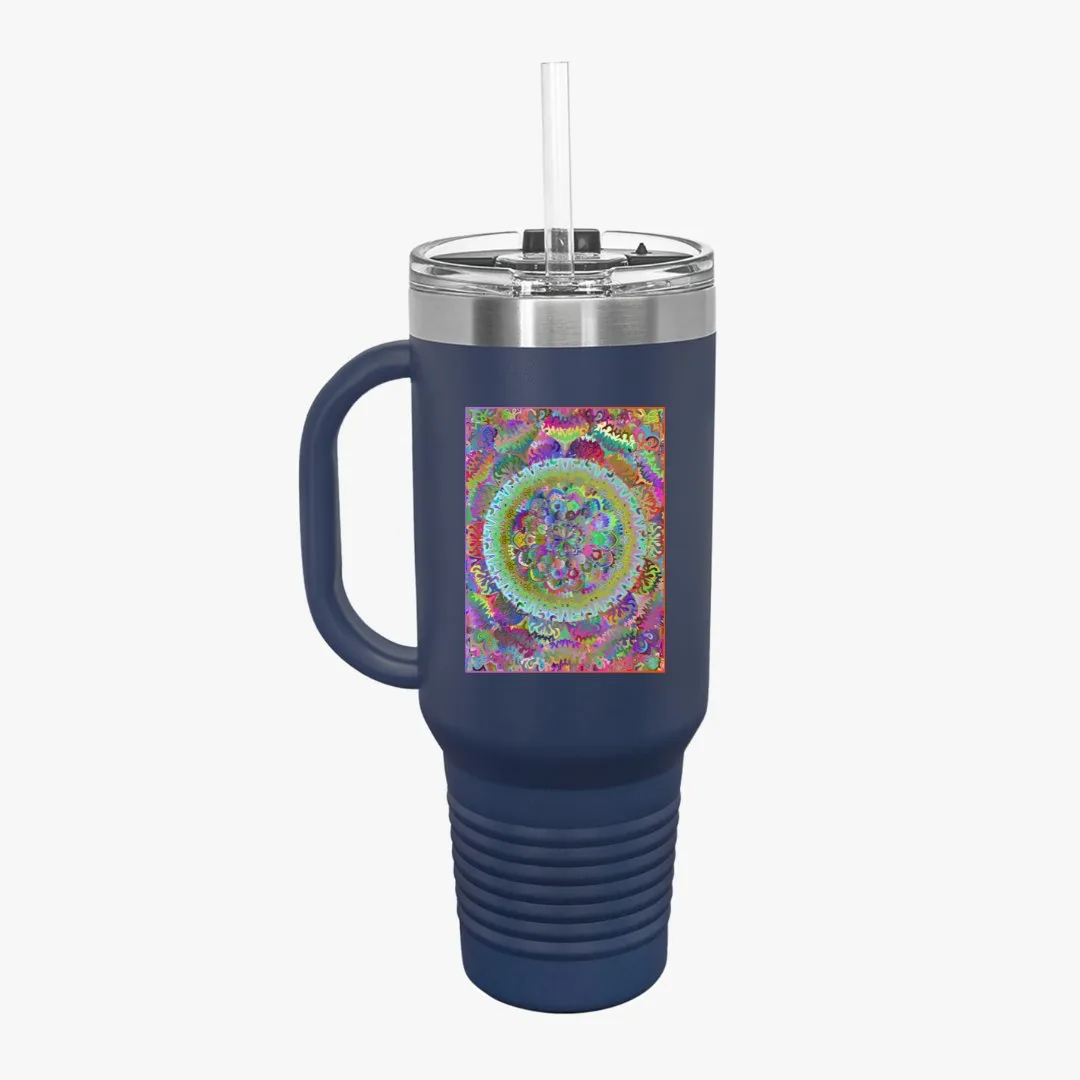 Mandala Art Insulated Travel Mug - The Perfect Stanley Alternative