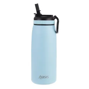 Oasis Insulated Sports Bottle W/Sipper 780ml - Island Blue