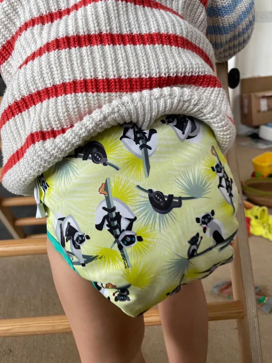 Pop-in Lemur Popper Nappy Wrap