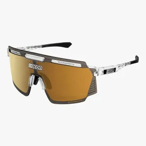 SCICON AEROWATT CRYSTAL GLOSS Sunglasses - MULTIMIRROR BRONZE LENSES