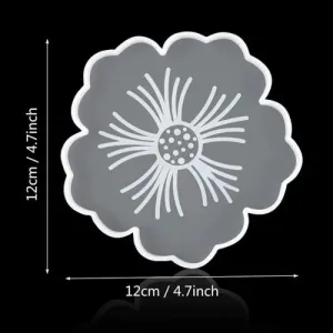 Silicone  Flower Coaster Mold