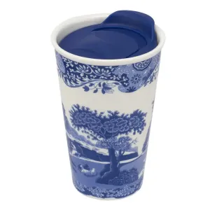 Spode Blue Italian Travel Mug 8 ounce