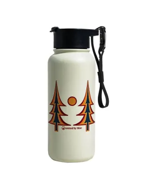 United by Blue 32oz Insulated Steel Bottle Trippy Trees