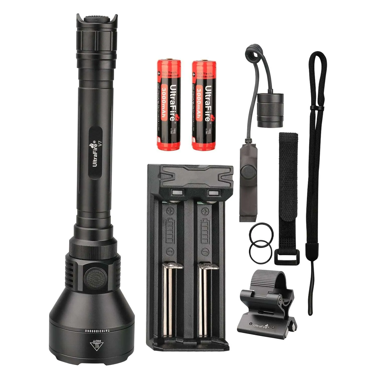 V7 Long-Distance Flashlight