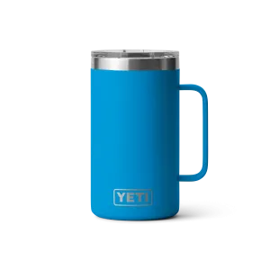 Yeti Rambler 24oz/710ml Mug with Magslider Lid - Big Wave Blue