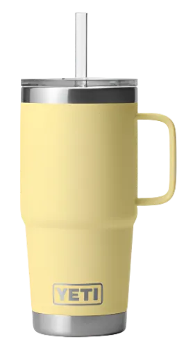 Yeti Rambler 25 OZ Mug With Straw Lid