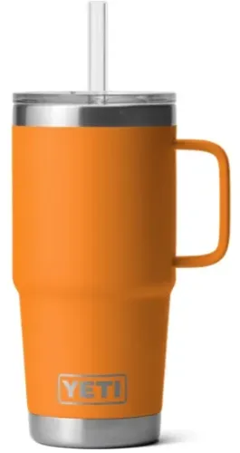 Yeti Rambler 25 OZ Mug With Straw Lid