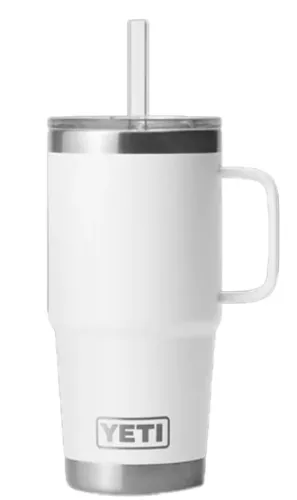 Yeti Rambler 25 OZ Mug With Straw Lid