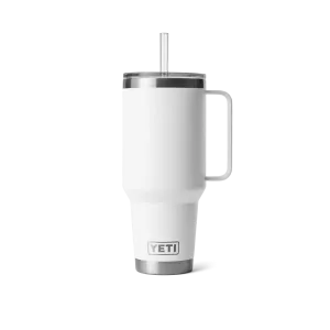 Yeti Rambler 42oz White Straw Mug