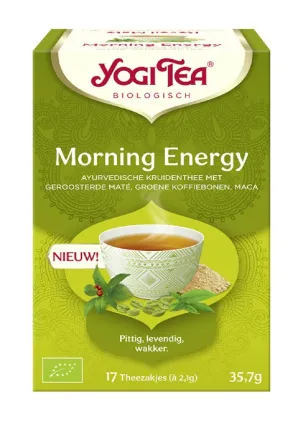 Yogi Organic Morning Energy Herbal Tea 17 Bags